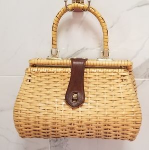 Vintage Cavalcade Wicker Purse
